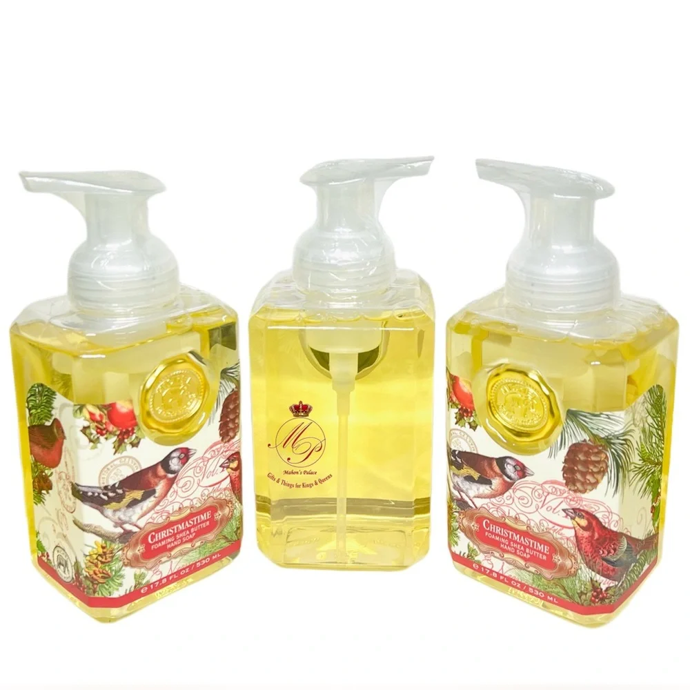 Michel Design Works Christmastime Foaming Shea Butter Hand Soap 3 x 17.8 fl oz - Picture 2 of 4
